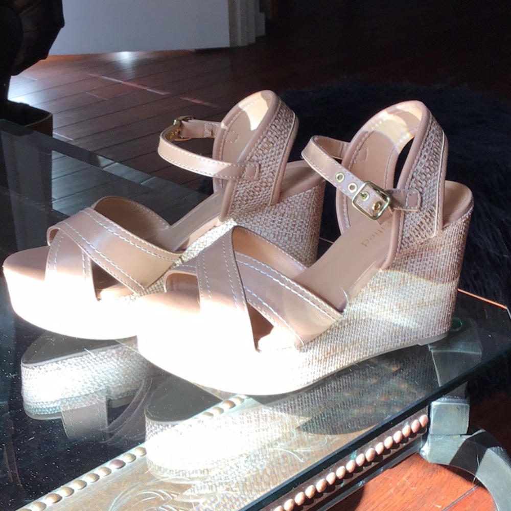 Tan Platform Sandals